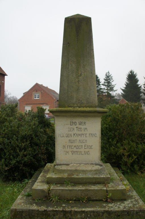 Kriegerdenkmal Wenzlow